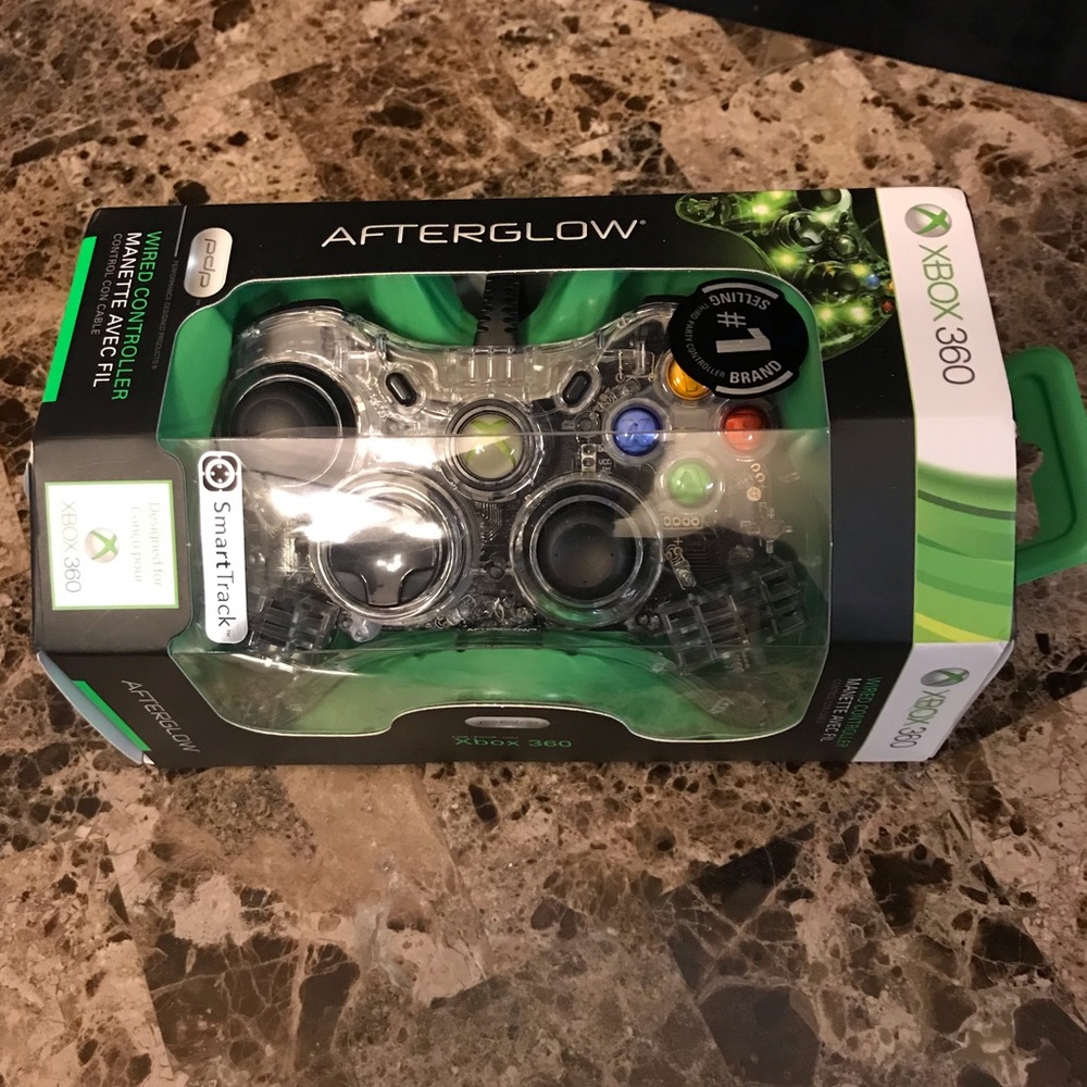 XBOX 360 afterglow controller (wired)